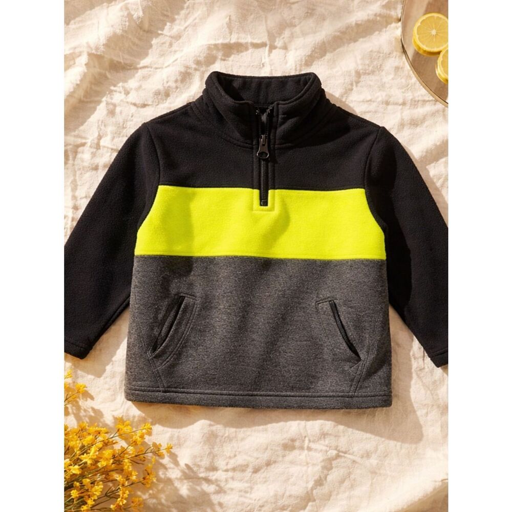 EUC - Children’s Place Boys 1/4 zip Pullover - Size 12-18 month